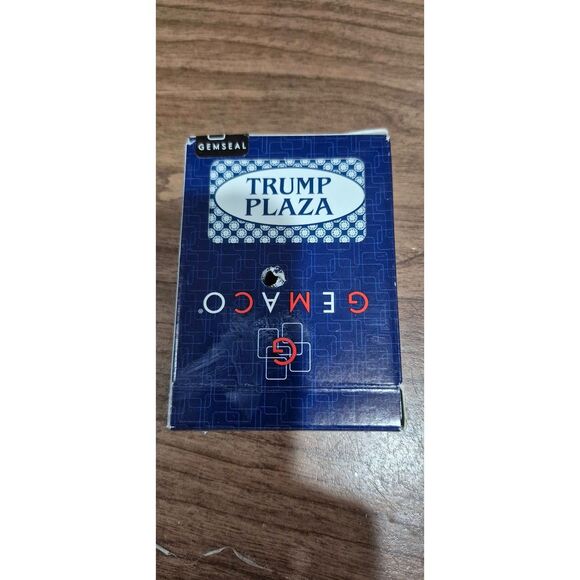 Trump Plaza Casino Playing Cards Gemaco Branded Orig Boxes No Jokers Collectible - Picture 2 of 4